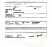 Lilong International Products Passed NRCS LOA Certification in South Africa