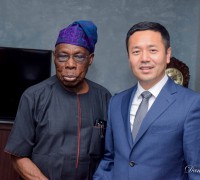 FORMER PRESIDENT OLUSEGUN OBASANJO BECOMES A LOYAL FAN FOR LILONG FAR INFRARED SPECTRUM PRODUCTS